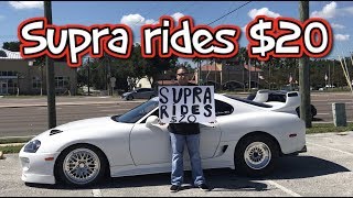 I Offered Supra Rides For 20 Epic Results [upl. by Doehne37]