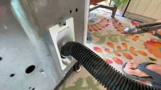 How to disconnect the drain hose from washing machine [upl. by Akimal]