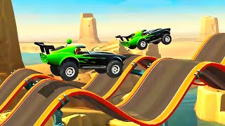 MMX Hill Dash 2 CANYON Final Level 53  New Records Levels  Android  iOS Games [upl. by Shanna989]