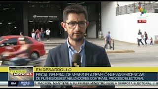 Fiscal General de Venezuela reveló nuevas evidencias de planes de violencia de la extrema derecha [upl. by Ronn]