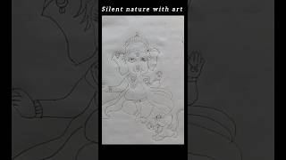 How to draw Ganesh ji pencilsketch easydrawing shortfeed video [upl. by Richarda929]