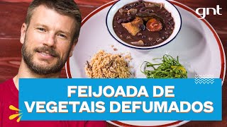 Feijoada vegana com cenoura batata doce alho e cebola defumados  Rodrigo Hilbert  Bem Juntinhos [upl. by Wavell]