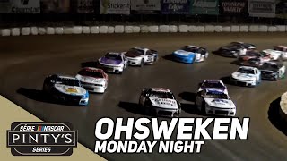 Ken Schrader Goes To Victory Lane  NASCAR Pintys Series at Ohsweken Speedway [upl. by Hoi]