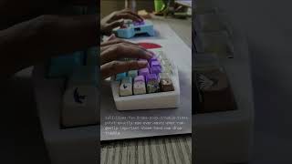 Split Mechanical Keyboard  Blank keycaps build mechanicalkeyboard keyboard [upl. by Ahmar]