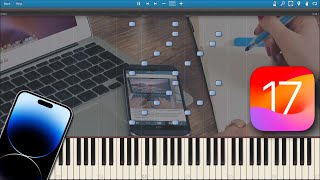 iOS 17 iPhone 15 Ringtones in Synthesia  Piano Tutorial 🎹 [upl. by Kersten824]