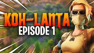 LEUR AVENTURE COMMENCE  KOH LANTA FORTNITE 1 [upl. by Anayhd]