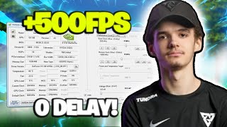 How PROS Get 500 FPS amp 0 Input Delay in Fortnite ✅ Best Chapter 5 Tweaks [upl. by Nnorahs]