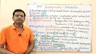 Prostaglandins Part 01 General Introduction of Prostaglandins  Prostaglandins  PG COX Pathway [upl. by Kinelski]