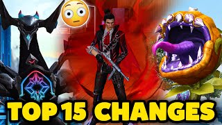 Top 15 SHOCKING CHANGES IN FREEFIRE AFTER OB 44 UPDATE😱😨 PART 2 Must Watch [upl. by Anauqaj97]