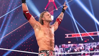 Edge wins second Mens Royal Rumble Match Royal Rumble 2021 [upl. by Anivlem]