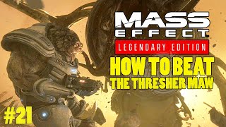 How to Beat the Thresher Maw amp Grunt  MASS EFFECT 2 LEGENDARY EDITION 100 PS5 Insanity Playthrough [upl. by Adriel]