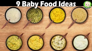 9 Baby Food Ideas  10 24 Months Baby Food Recipes  9 khichdi for Babies  High Protein Baby Food [upl. by Naasah]