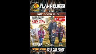 Cabela’s Ad October 17 – October 31 2024 Flannel Fest Sale [upl. by Eustashe]