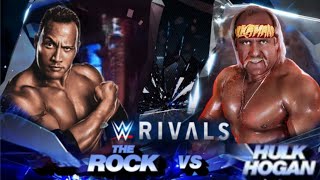 WWE RIVALS THE ROCK VS HULK HOGAN [upl. by Anneh]