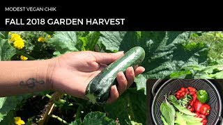 Fall 2018 Garden Harvest  Dr Sebi Inspired Alkaline Gardening [upl. by Nahsar]