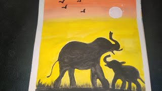 Elephant Painting Tutorial For Beginners [upl. by Sellers]