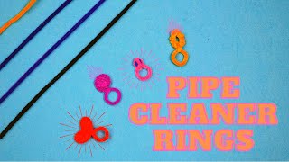 Diy Pipe Cleaner Rings  DIY Projects  Handmade [upl. by Thilde244]