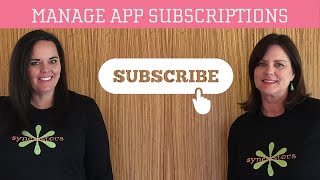 Manage App Subscriptions  iPhone  iPad [upl. by Hutchings735]