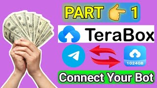 How To Use Terabox Connect Terabot  How to Connect TeraBox Bot With TeraBox Website  TeraBox Bot [upl. by Ellinet]