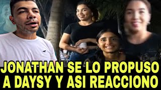 JONATHAN SE LO PROPUSO A DAYSI ENFRENTE DE TODOS Y ASI REACCIONO  El salvador 4K [upl. by Irrehs700]