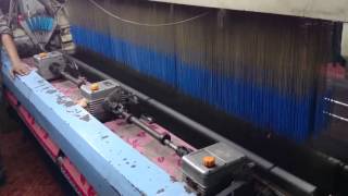 highspeed electronic jacquard working with rapier loom india wwwamarjacquardcom [upl. by Nojed]