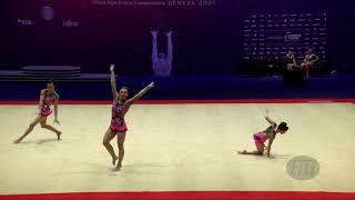 Portugal 2 POR  2021 Acrobatic Worlds Geneva SUI Combined Womens Group [upl. by Atis]