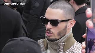 Baptiste Giabiconi  Paris 21 january 2022 Fashion Week show Dior [upl. by Nylarej]