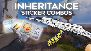 AK47 Inheritance BEST Sticker Combos in CS2 [upl. by Azila]