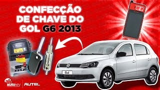 CONFECÇÃO DE CHAVE VW GOL G6 2013 COM A KM100  PARA CÓPIA DE LÂMINA USAMOS DOLPHIN  LISHI AUTOKEY [upl. by Davenport]