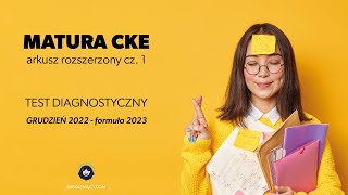 Próbna matura z CKE matematyka poziom rozszerzony grudzień 2022 [upl. by Fredric108]