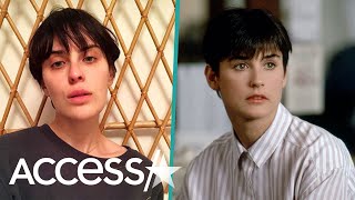 Tallulah Willis Is The Spitting Image Of Mom Demi Moore’s Ghost Character With New Pixie Haircut [upl. by Koran]