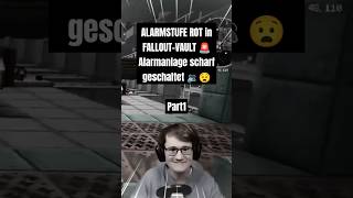 ALARMSTUFE ROT in FALLOUTVAULT 🚨 Alarmanlage scharf geschaltet Part1 thejocraft minecraft shorts [upl. by Katherine]