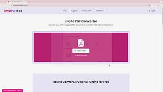 JPG to PDF Converter  Convert Your Images to PDF Online [upl. by Corrinne935]