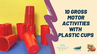 10 Gross Motor Activities with Cups [upl. by Meehaf455]