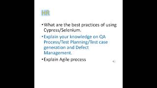 Cognizant CypressSelenium Interview Qus for 8 to 15 yr cypress selenium  Testing Labs A to Z S12 [upl. by Sirob666]