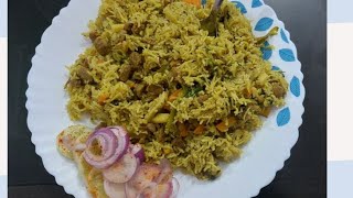 Veg Pulao Veg Soya chunks PulaoJhatpat pulao Banane ki Recipeवेज न्यूट्रेला सोया पुलाव रेसिपी [upl. by Eelyme]