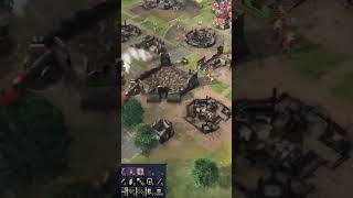 Massive Allied Reinforcements Arrive gaming shorts ageofempires4 [upl. by Akinal]