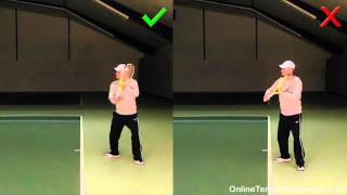 One Handed Backhand Develop A Straight Hitting Arm [upl. by Marybella]