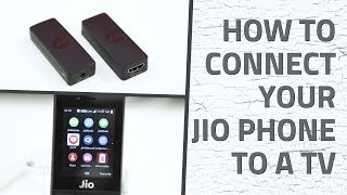 Jio Phone How to Connect to a TV [upl. by Eidualc]