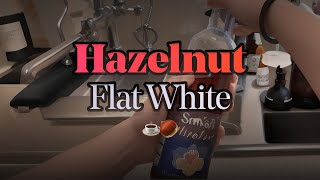 How to Make a Hazelnut Flat White ☕🌰  Daily Coffee Routine [upl. by Ytsirt278]