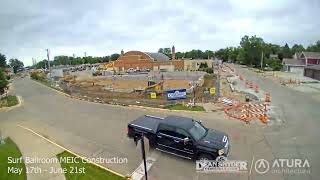 Surf Ballroom MEIC Construction Timelapse 517  621 [upl. by Jarad]