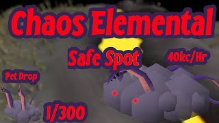 OSRS  Chaos Elemental Safe Spot  PureMain Guide  Easiest Boss Pet [upl. by Saisoj]