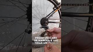 Como deixar a bicicleta só numa marcha sem tirar o macaquinho bike shorts bicicleta [upl. by Anitahs]