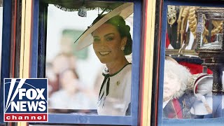 PIVOTAL MOMENT Kate Middleton makes first public appearance since cancer diagnoses [upl. by Avra]