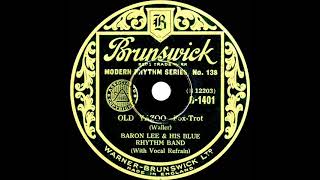 1932 Baron Lee amp his Blue Rhythm Band  Old Yazoo Billy Banks vocal [upl. by Dmitri]