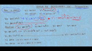 Regla de derivar 6 trigonometricas derivadas [upl. by Wash]