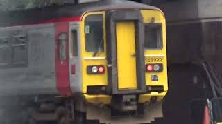 Newport train station train going to Gloucester and Crosskeys [upl. by Oicnanev502]