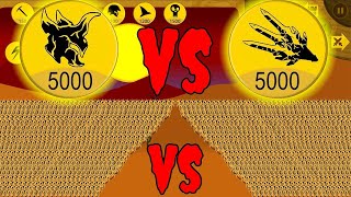 999 ARMY VAMP ARCHIDON vs LAVA ALL UNIT 999 ARMY  STIC WAR LEGACY [upl. by Rebbecca464]