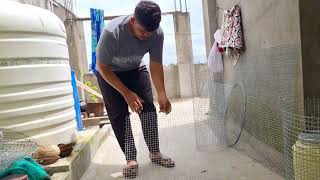 How to make bird cage at home  bird cage banani ka asan tarika  new setup ki tayari 🔥💥 [upl. by Eirrehc28]