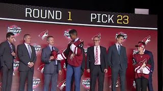 Coyotes take shutdown DMan PierreOlivier Joseph at No23 [upl. by Scheer262]